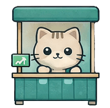 VendStats vendor mascot at market stall